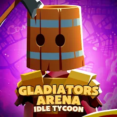 Скачать взлом Gladiators Arena: Idle Tycoon (Гладиаторская арена)  [МОД Бесконечные монеты] на Андроид