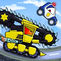 Скачать взлом Car Eats Car 3 Hill Climb Race (Кар Ейтс Кар 3)  [МОД Меню] на Андроид