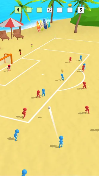 Super Goal: Fun Soccer Game (Супер Гол)  [МОД Unlocked] Screenshot 2
