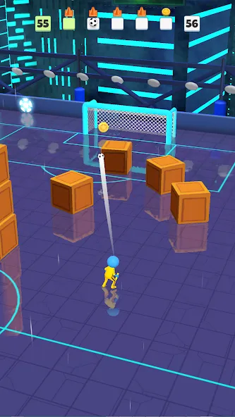 Super Goal: Fun Soccer Game (Супер Гол)  [МОД Unlocked] Screenshot 5