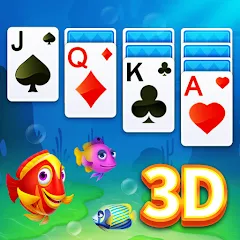 Скачать взлом Solitaire 3D Fish [МОД Все открыто] на Андроид