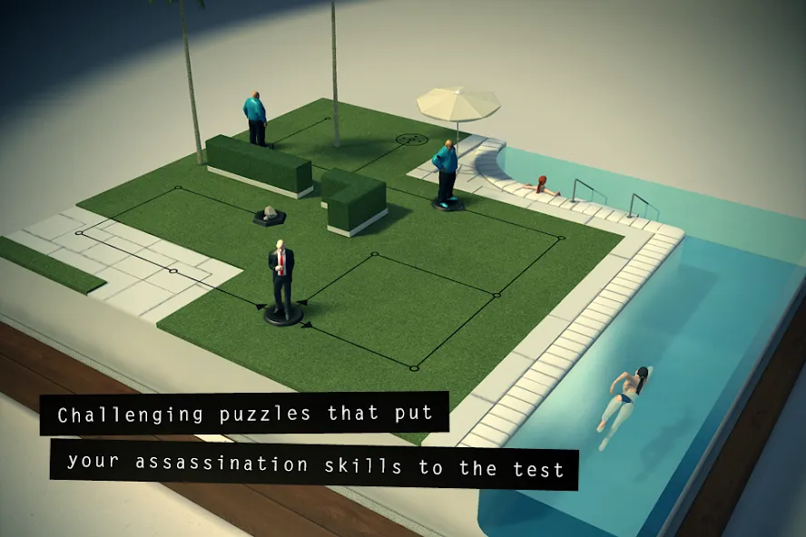 Hitman GO (Хитман ГО)  [МОД Много денег] Screenshot 2