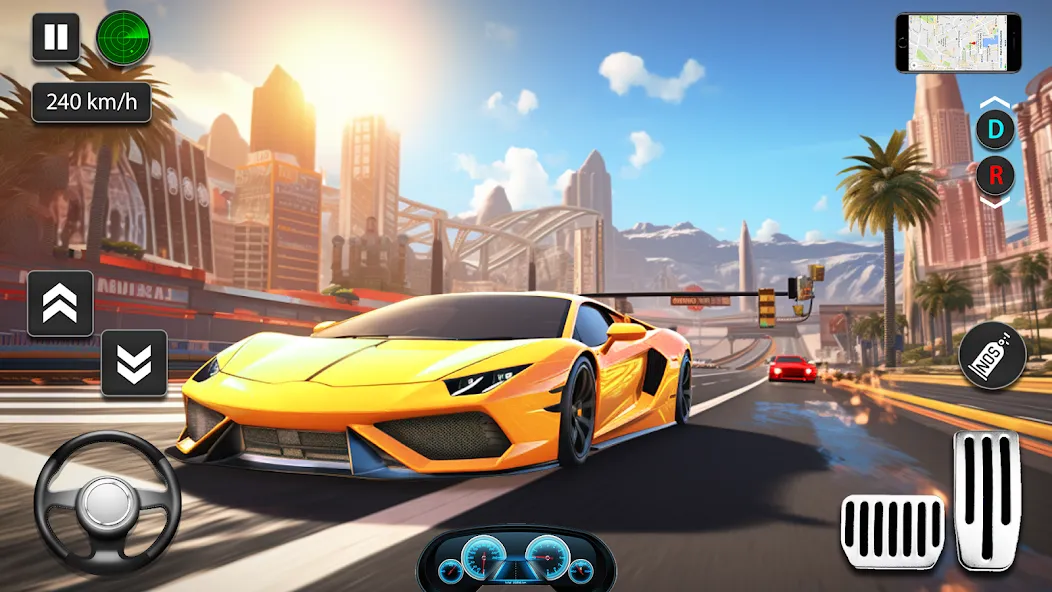 GT Car Stunt : Ramp Car Stunts (ДжиТи Кар Стант)  [МОД Много монет] Screenshot 1