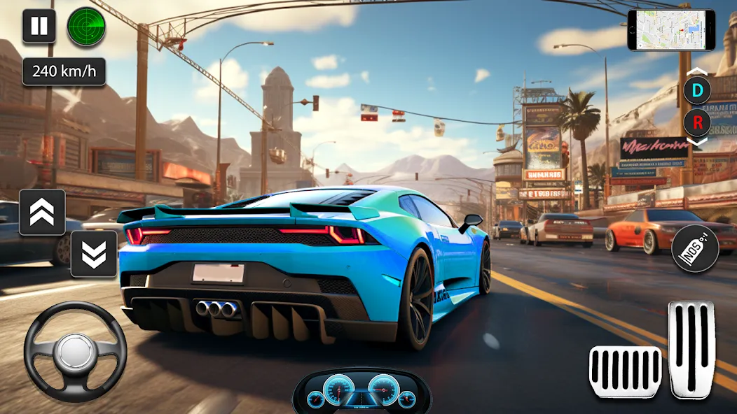 GT Car Stunt : Ramp Car Stunts (ДжиТи Кар Стант)  [МОД Много монет] Screenshot 2