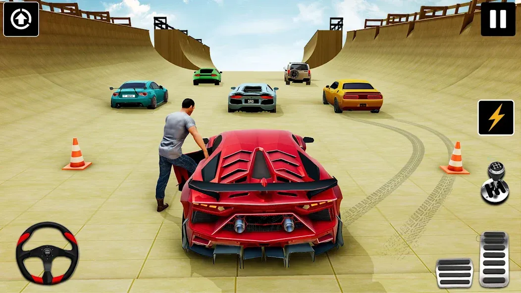 GT Car Stunt : Ramp Car Stunts (ДжиТи Кар Стант)  [МОД Много монет] Screenshot 5