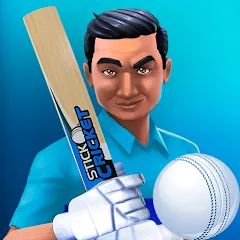 Скачать взлом Stick Cricket Clash (тик Крикет Клаш) [МОД Много денег] на Андроид