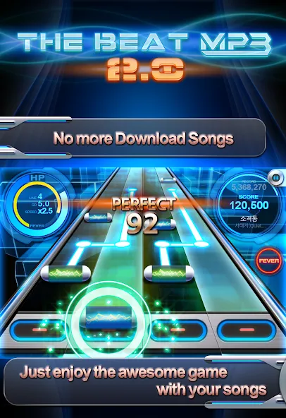 BEAT MP3 2.0 - Rhythm Game  [МОД Menu] Screenshot 1