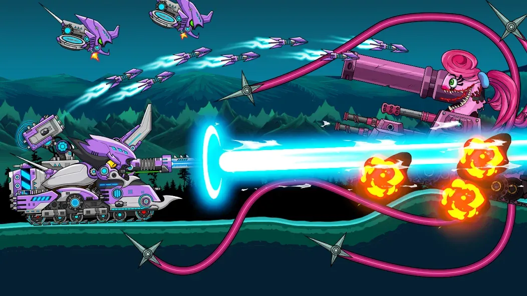 Tank Combat: War Battle (Танковый бой)  [МОД Unlocked] Screenshot 2