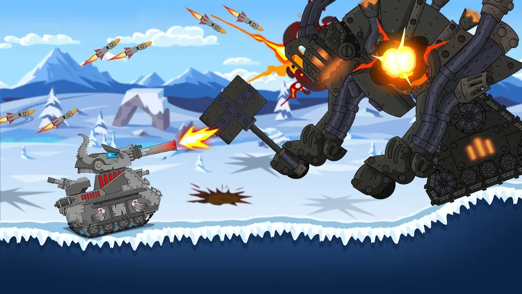 Tank Combat: War Battle (Танковый бой)  [МОД Unlocked] Screenshot 5
