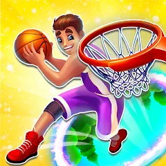 Скачать взлом Hoop World: Flip Dunk Game 3D (Хуп Ворлд) [МОД Меню] на Андроид