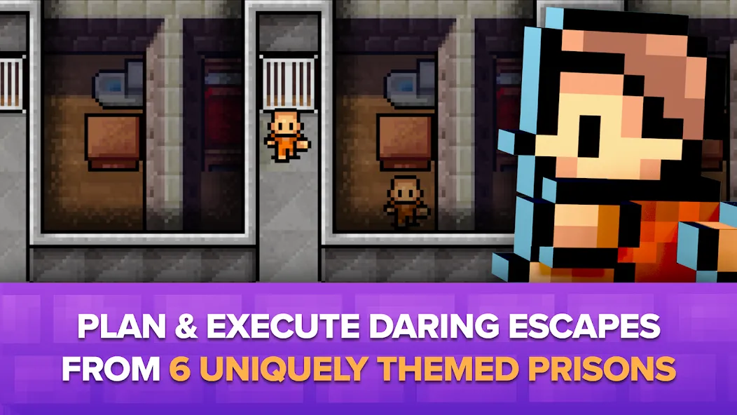 The Escapists: Prison Escape – (Зе Эскейпистс)  [МОД Меню] Screenshot 2