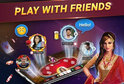 Teen Patti Gold, Rummy & Poker (Тин Патти Голд Кард Гейм)  [МОД Бесконечные монеты] Screenshot 5