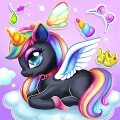 Скачать взлом Unicorn Dress up Girls Game [МОД Unlocked] на Андроид
