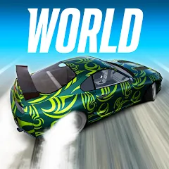 Скачать взлом Drift Max World - Racing Game (Дрифт Макс Ворлд)  [МОД Меню] на Андроид