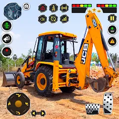 Скачать взлом JCB Excavator Construction 3D [МОД Много монет] на Андроид
