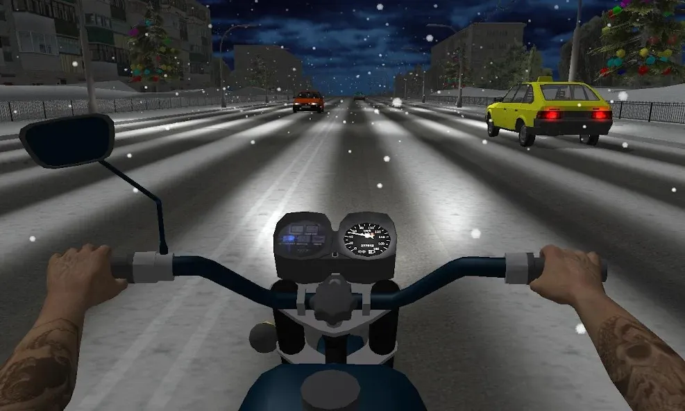 Russian Moto Traffic Rider 3D  [МОД Unlimited Money] Screenshot 5