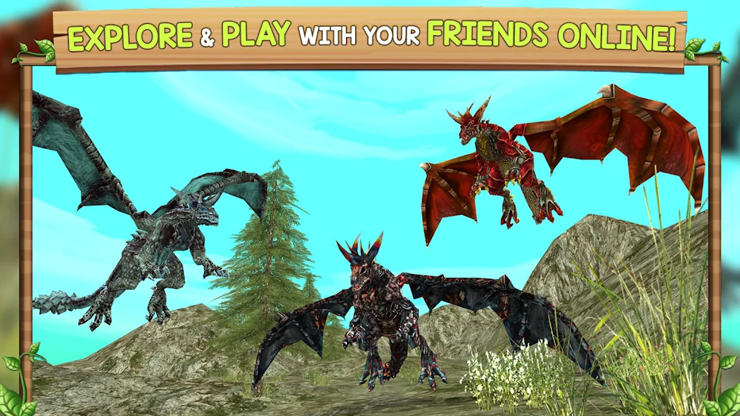 Dragon Sim Online: Be A Dragon  [МОД Меню] Screenshot 4