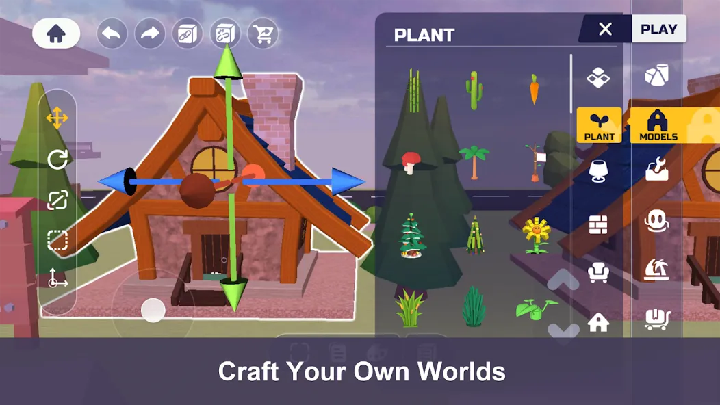 Uni - Craft your world (Юни)  [МОД Много монет] Screenshot 1