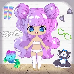 Скачать взлом Chibi Dress Up Games for Girls [МОД Много монет] на Андроид