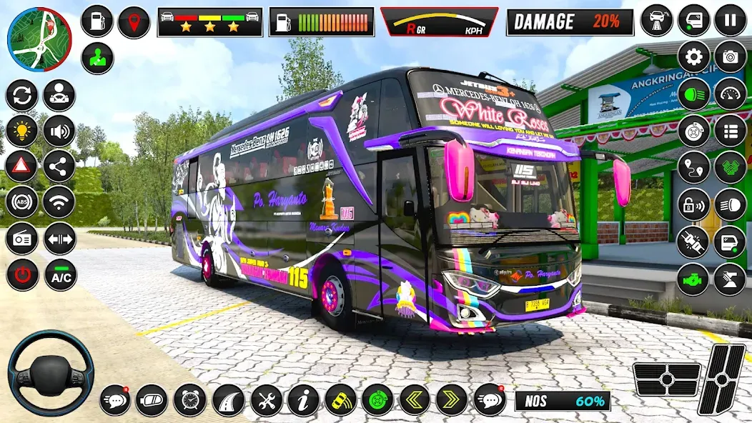 Euro Bus Simulator - Bus Games  [МОД Много монет] Screenshot 1