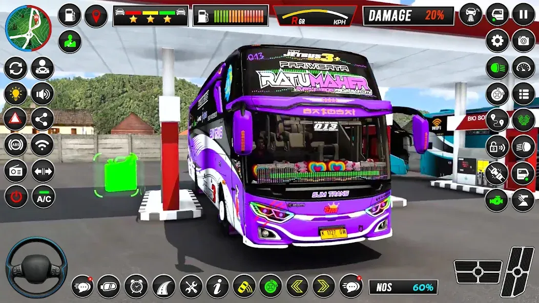Euro Bus Simulator - Bus Games  [МОД Много монет] Screenshot 5