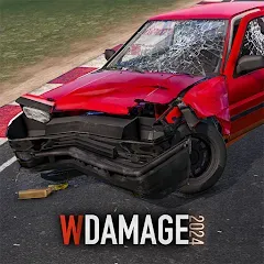 Скачать взлом WDAMAGE: Car Crash (ВДАМАГЕ)  [МОД Бесконечные монеты] на Андроид