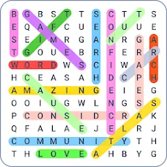 Скачать взлом Word Search Colorful [МОД Меню] на Андроид