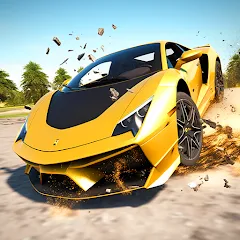 Скачать взлом Car Crash: 3D Mega Demolition (Кар краш)  [МОД Mega Pack] на Андроид