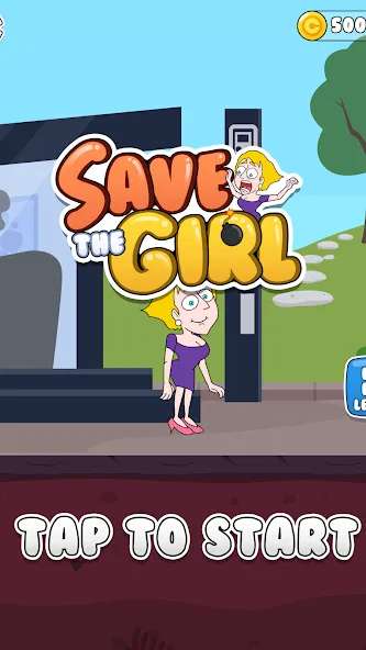 Save The Girl  [МОД Много монет] Screenshot 1