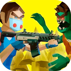 Скачать взлом Two Guys & Zombies 3D: Online  [МОД Бесконечные монеты] на Андроид