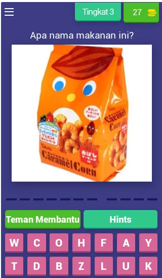 Tebak Makanan Ringan Indonesia (Гаме маканан Ринган)  [МОД Много монет] Screenshot 4