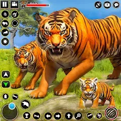 Скачать взлом Tiger Simulator Lion games 3D (Тигровый Симулятор Игр Льва 3D)  [МОД Бесконечные монеты] на Андроид