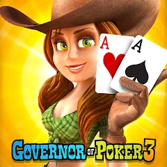 Скачать взлом Governor of Poker 3 - Texas  [МОД Меню] на Андроид