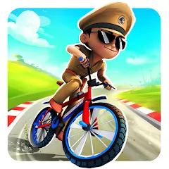 Скачать взлом Little Singham Cycle Race (Литл Сингам Велосипедная Гонка)  [МОД Бесконечные монеты] на Андроид