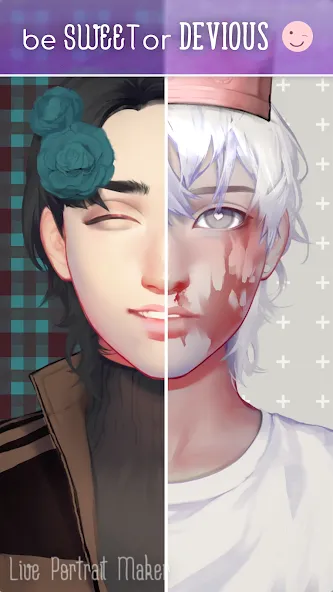 Live Portrait Maker: Guys (Лайв Портрет Мейкер)  [МОД Все открыто] Screenshot 5