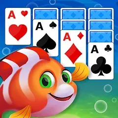 Скачать взлом Solitaire Fish Klondike Card (Солитер Карточная игра Клондайк Фиш)  [МОД Menu] на Андроид