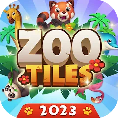 Скачать взлом Zoo Tile - Match Puzzle Game (Зу Тайл)  [МОД Unlocked] на Андроид