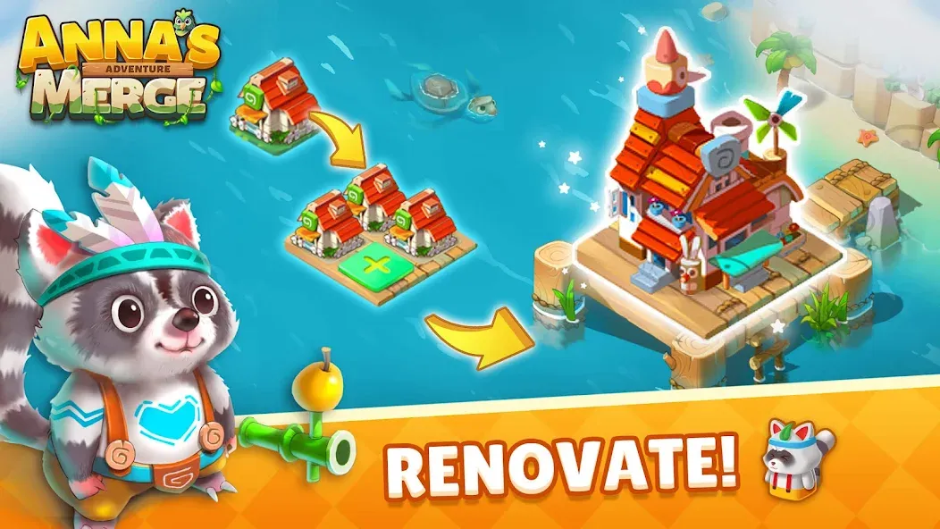 Anna's Merge Adventure  [МОД Menu] Screenshot 1