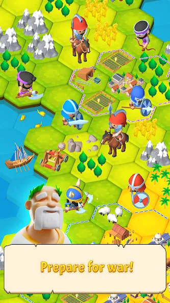 Civilization Hex: Tribes Rise (Цивилизация Гекс)  [МОД Бесконечные монеты] Screenshot 2