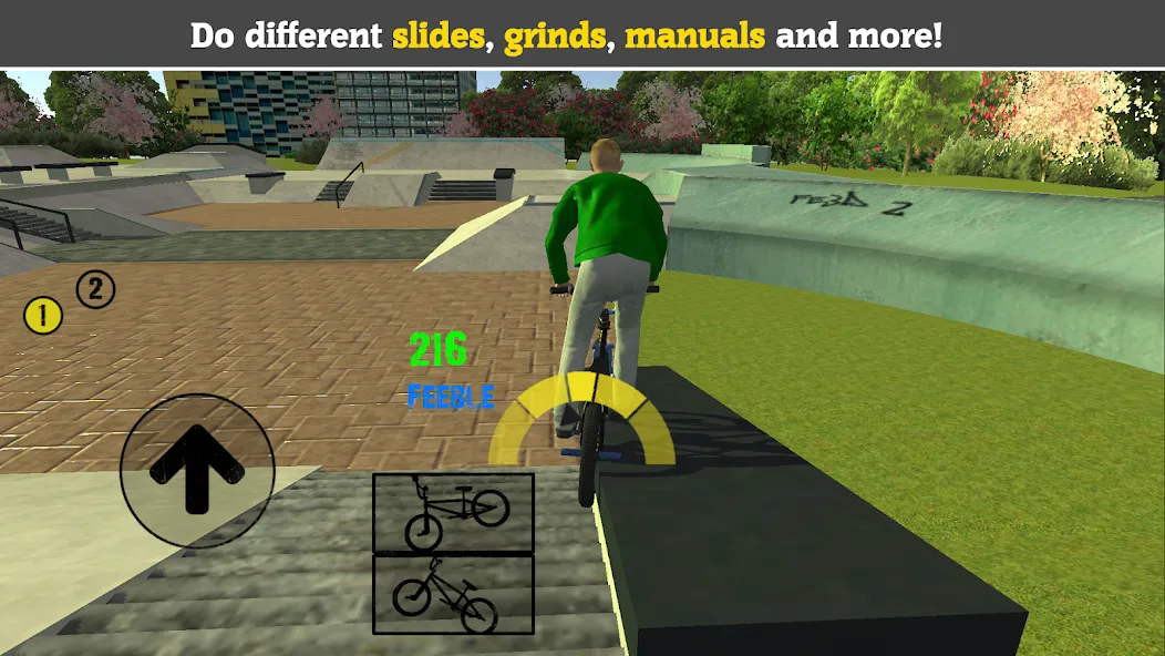 BMX FE3D 2 (БМХ ФЭ3Д 2)  [МОД Все открыто] Screenshot 1
