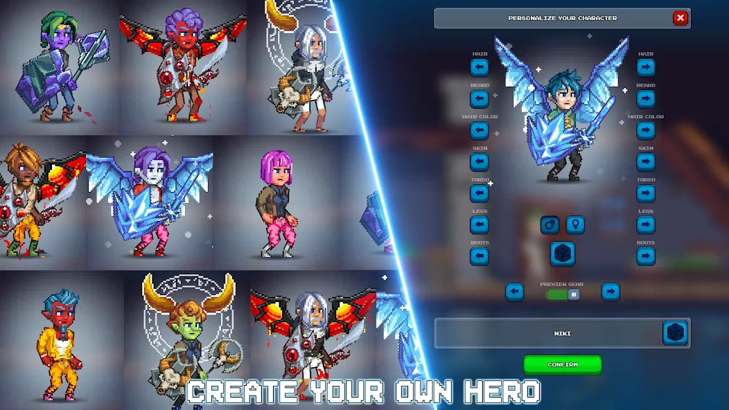 Miners Settlement: Idle RPG (Майнерс Сеттлмент)  [МОД Menu] Screenshot 2