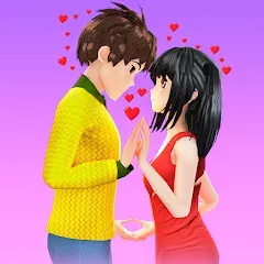 Скачать взлом Save the Date 3D: Life Games (Сейв зе Дэйт 3Д)  [МОД Много монет] на Андроид