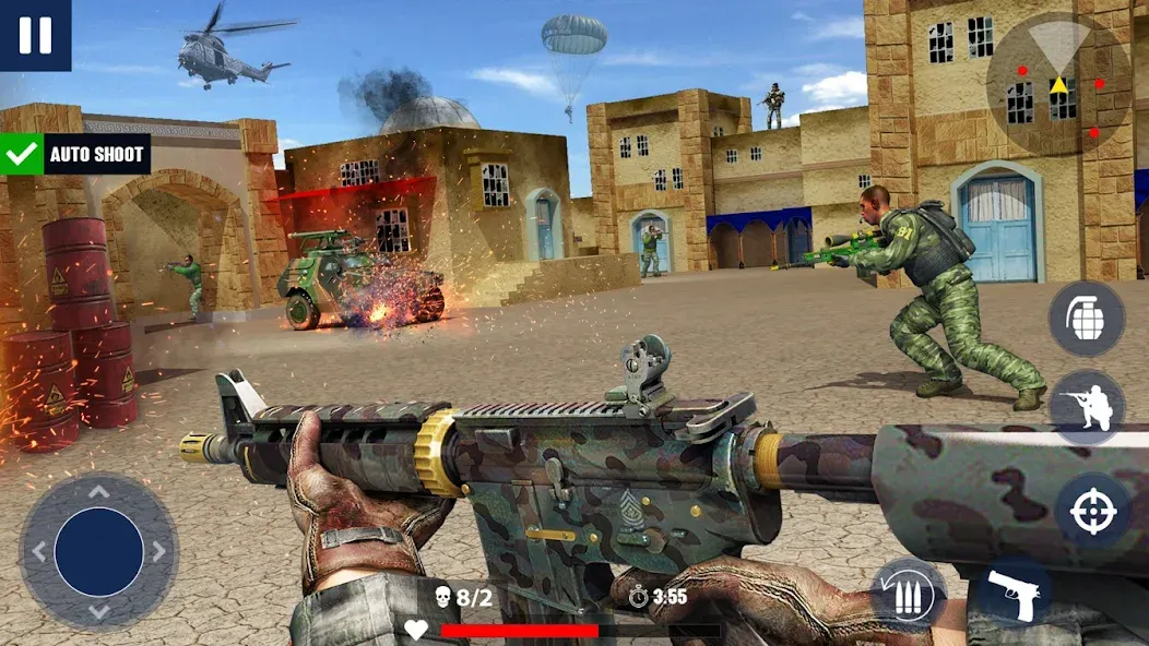 War Zone: Gun Shooting Games (Уор Зоун)  [МОД Unlimited Money] Screenshot 3