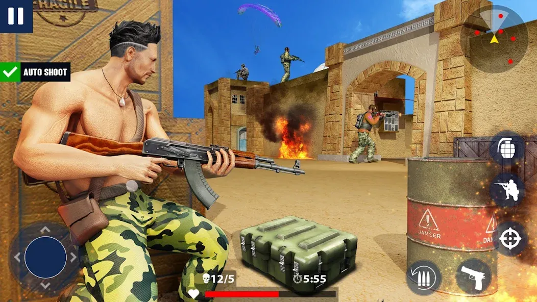 War Zone: Gun Shooting Games (Уор Зоун)  [МОД Unlimited Money] Screenshot 4