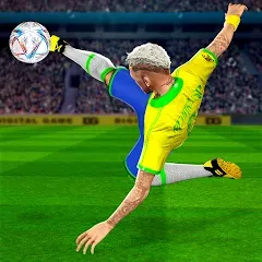 Скачать взлом Play Football: Soccer Games (тар Футбол 23) [МОД Бесконечные монеты] на Андроид