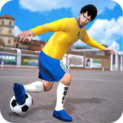 Скачать взлом Street Football Kick Games (Уличный футбол Игры с ударами) [МОД Бесконечные деньги] на Андроид