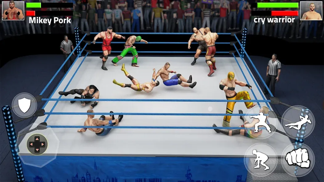 Tag Team Wrestling Game (Таг Тим Реслинг Гейм)  [МОД Все открыто] Screenshot 2
