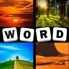 Скачать взлом 4 Pics 1 Word Quiz Game  [МОД Бесконечные монеты] на Андроид