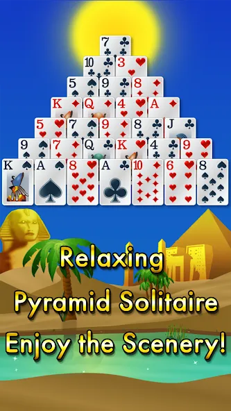 Pyramid Solitaire - Egypt (Пирамиды пасьянс)  [МОД Mega Pack] Screenshot 1