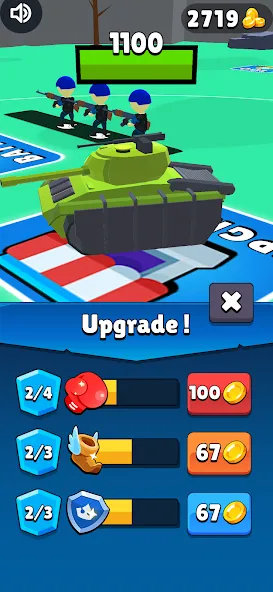 Tank Commander: Army Survival (Танк Коммандер)  [МОД Много денег] Screenshot 3